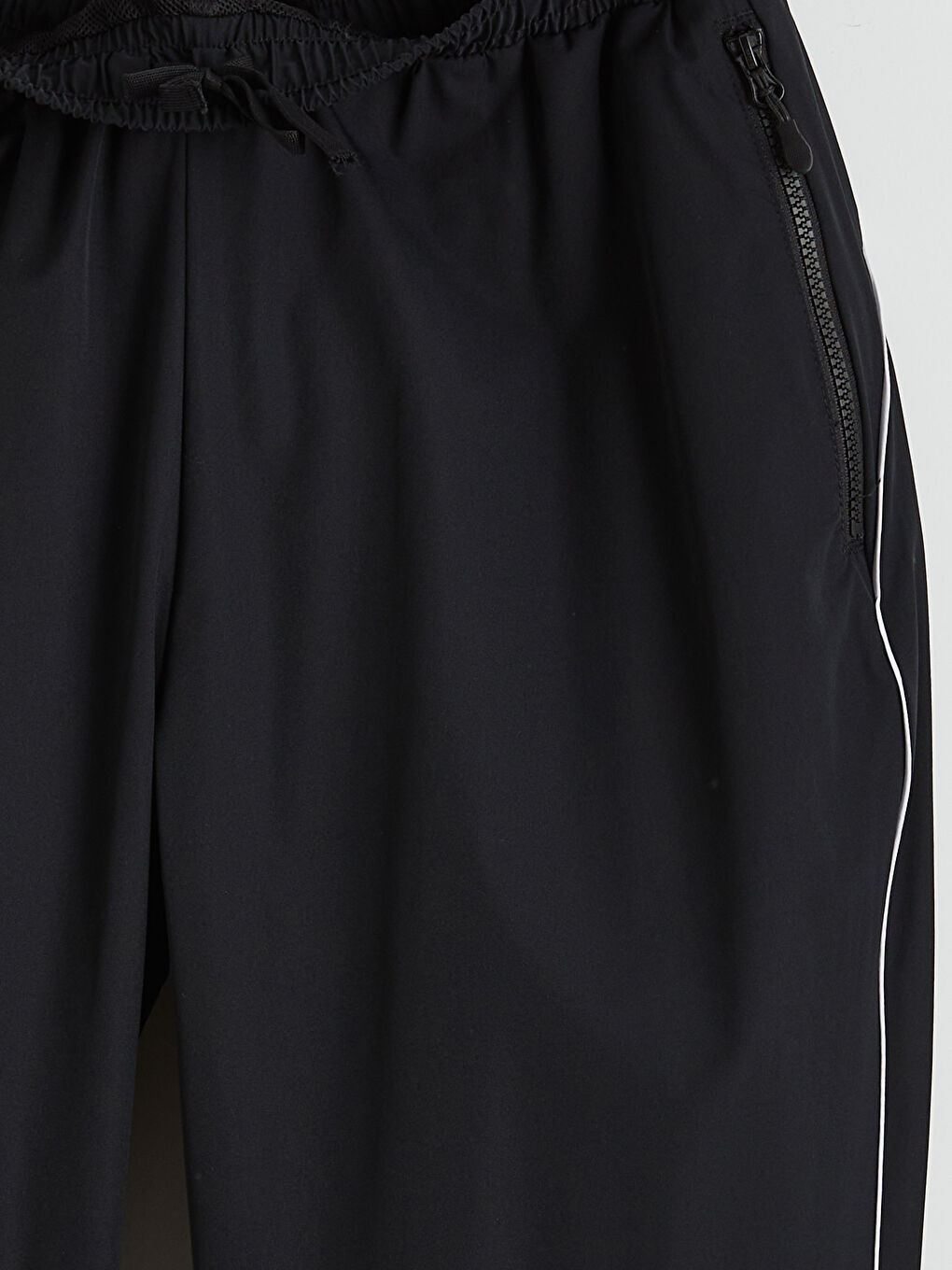 Siyah Loose Fit Şeritli Erkek Jogger Eşofman Altı-5