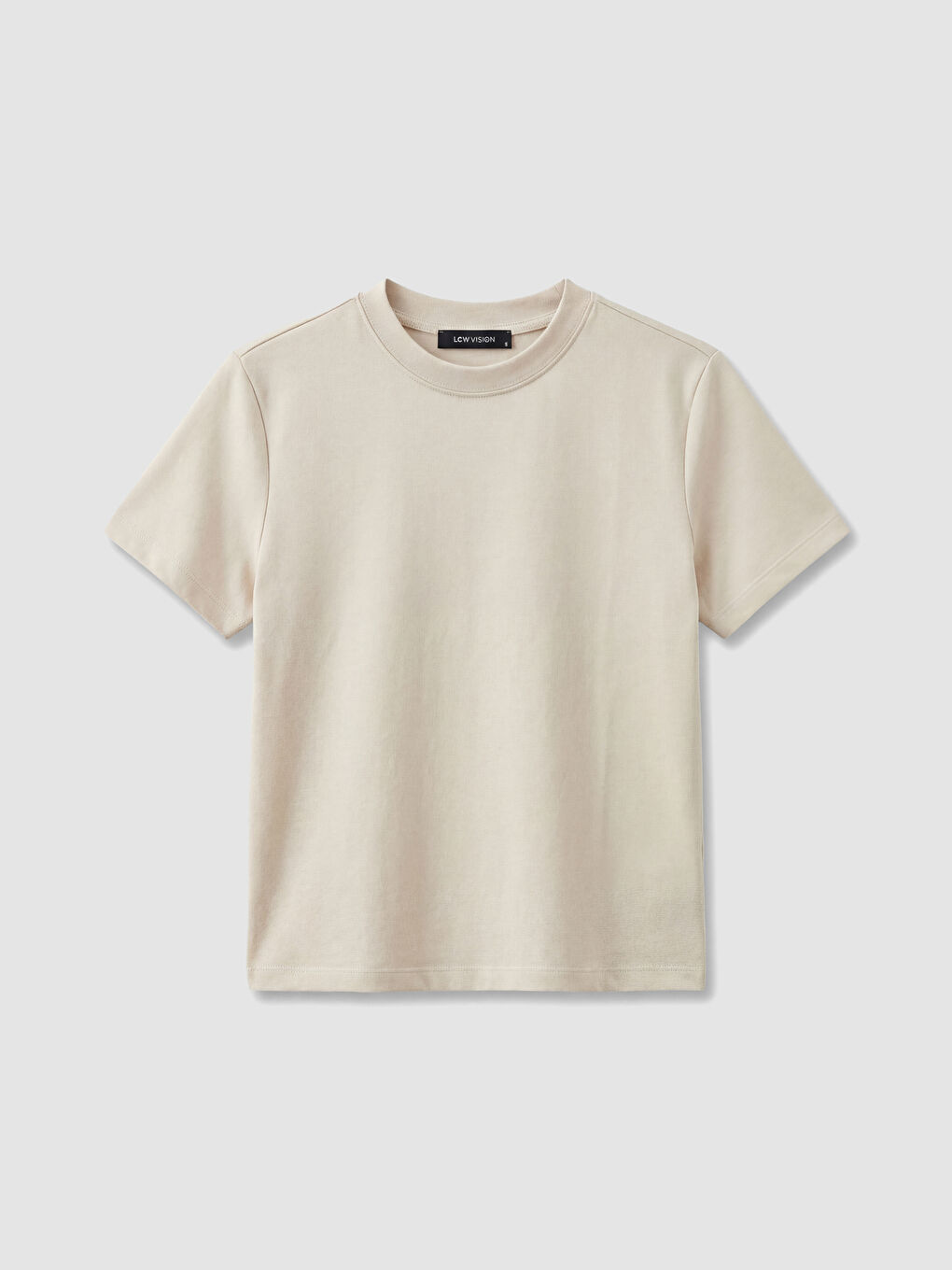 T-shirt à col montant pour femme