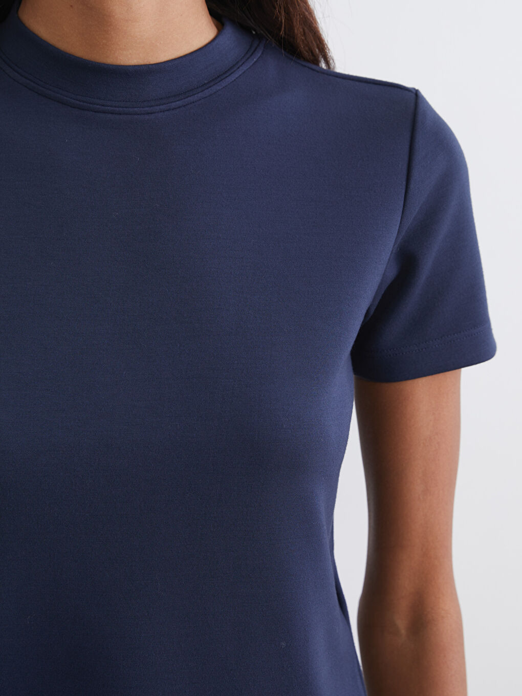 Funnel Neck Women's T-Shirt-2