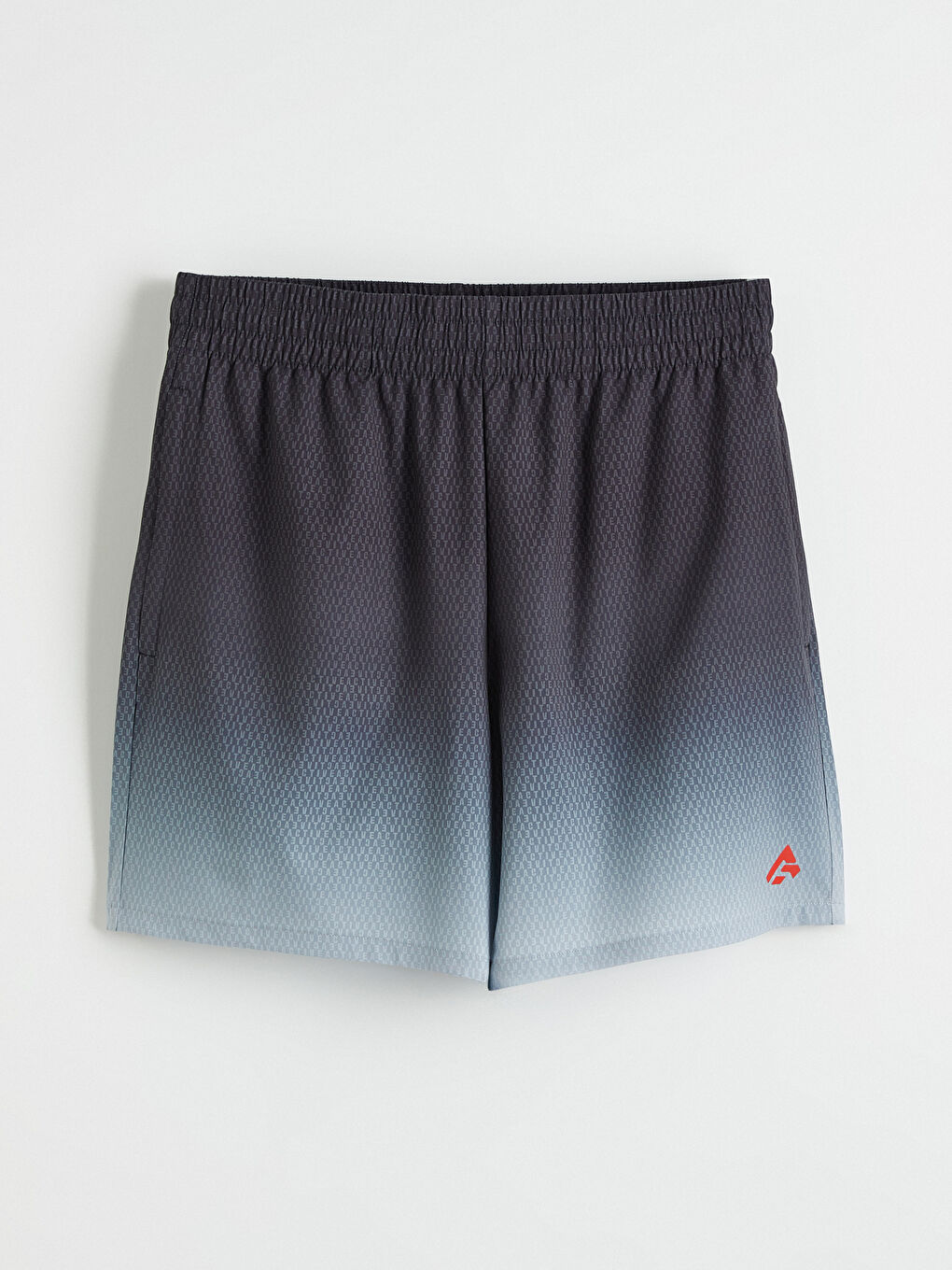 Siyah Standart Kalıp Erkek Spor Şort-4