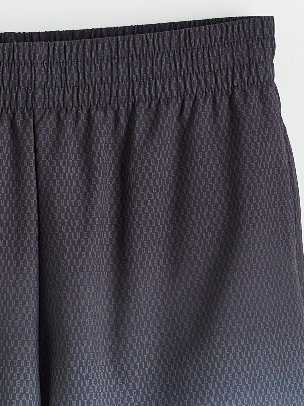 Siyah Standart Kalıp Erkek Spor Şort-5