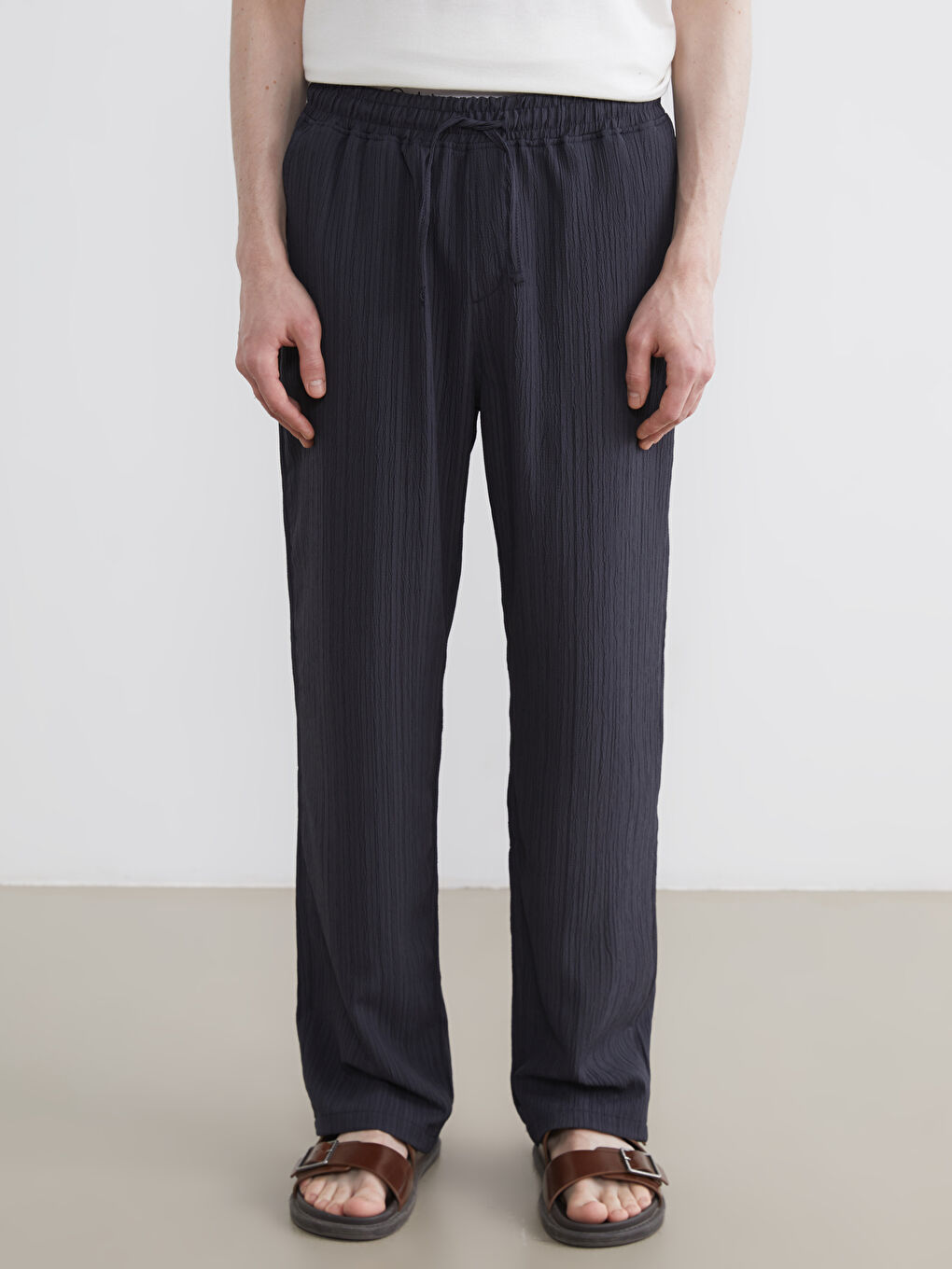 Antrasit Baggy Fit Erkek Pantolon-2