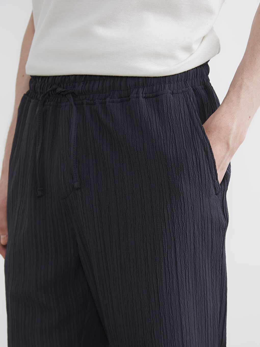 Antrasit Baggy Fit Erkek Pantolon-3