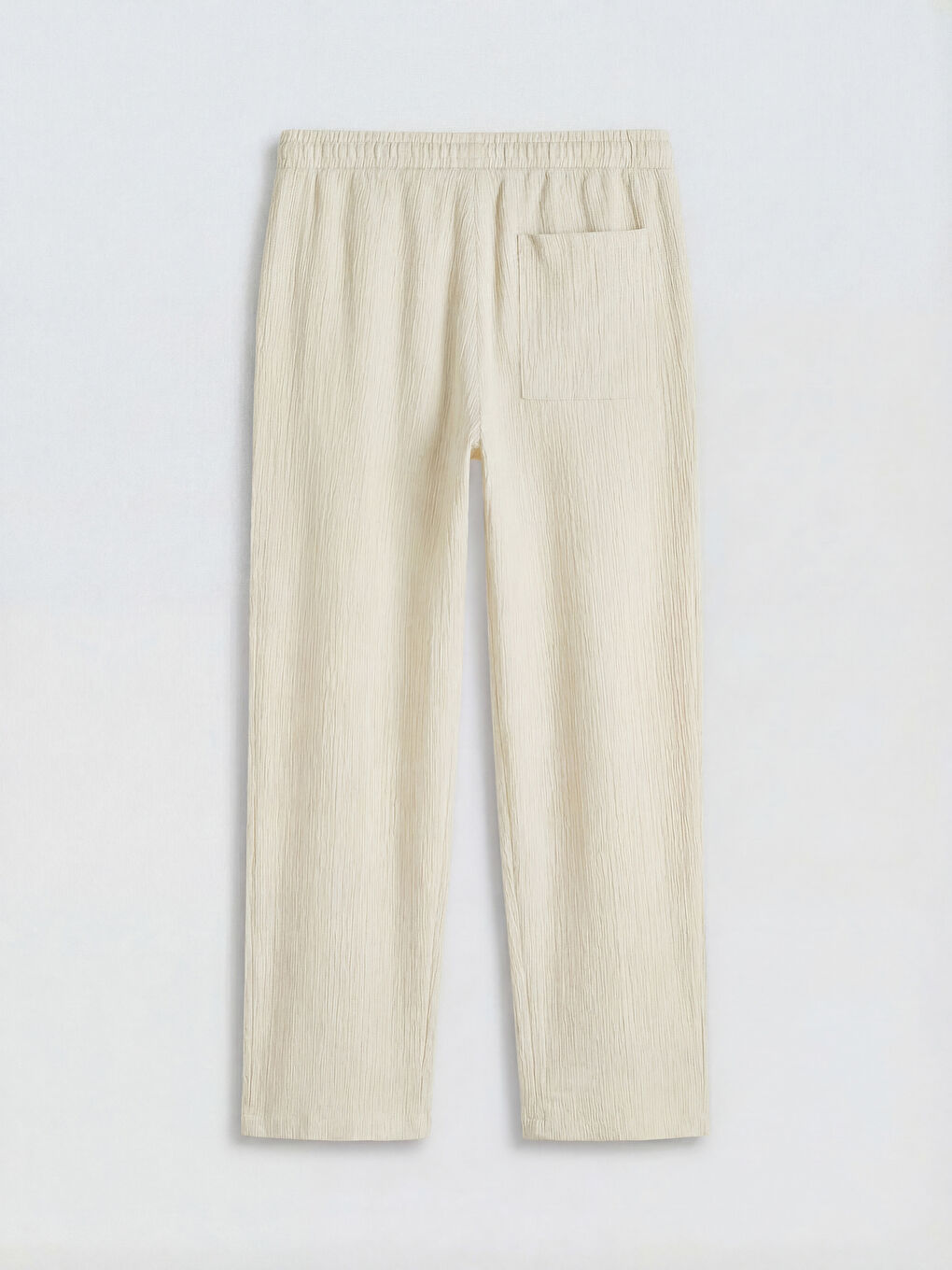 Bej Baggy Fit Erkek Pantolon-1