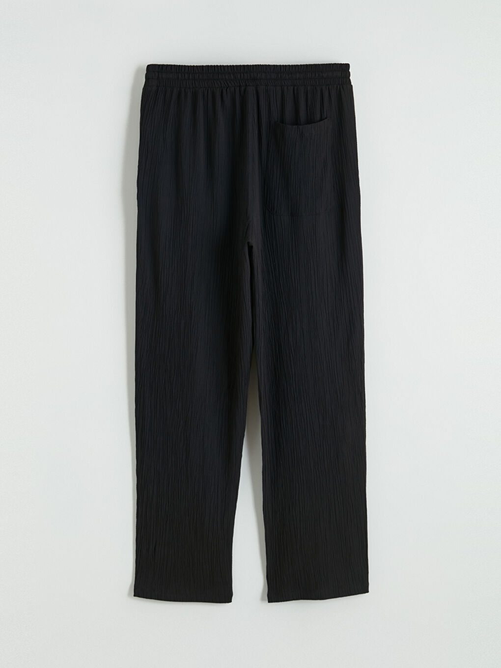 Siyah Baggy Fit Erkek Pantolon-6