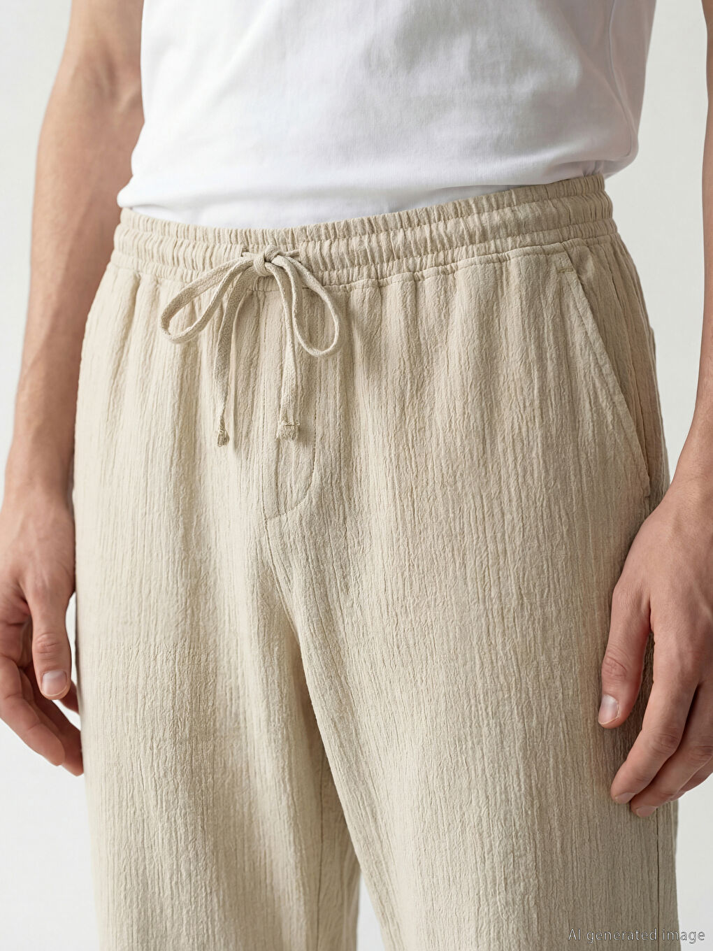 Gri Baggy Fit Erkek Pantolon-2