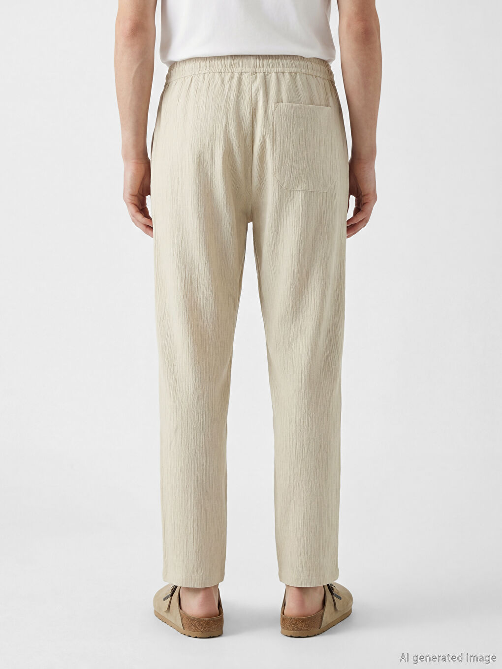 Gri Baggy Fit Erkek Pantolon-3