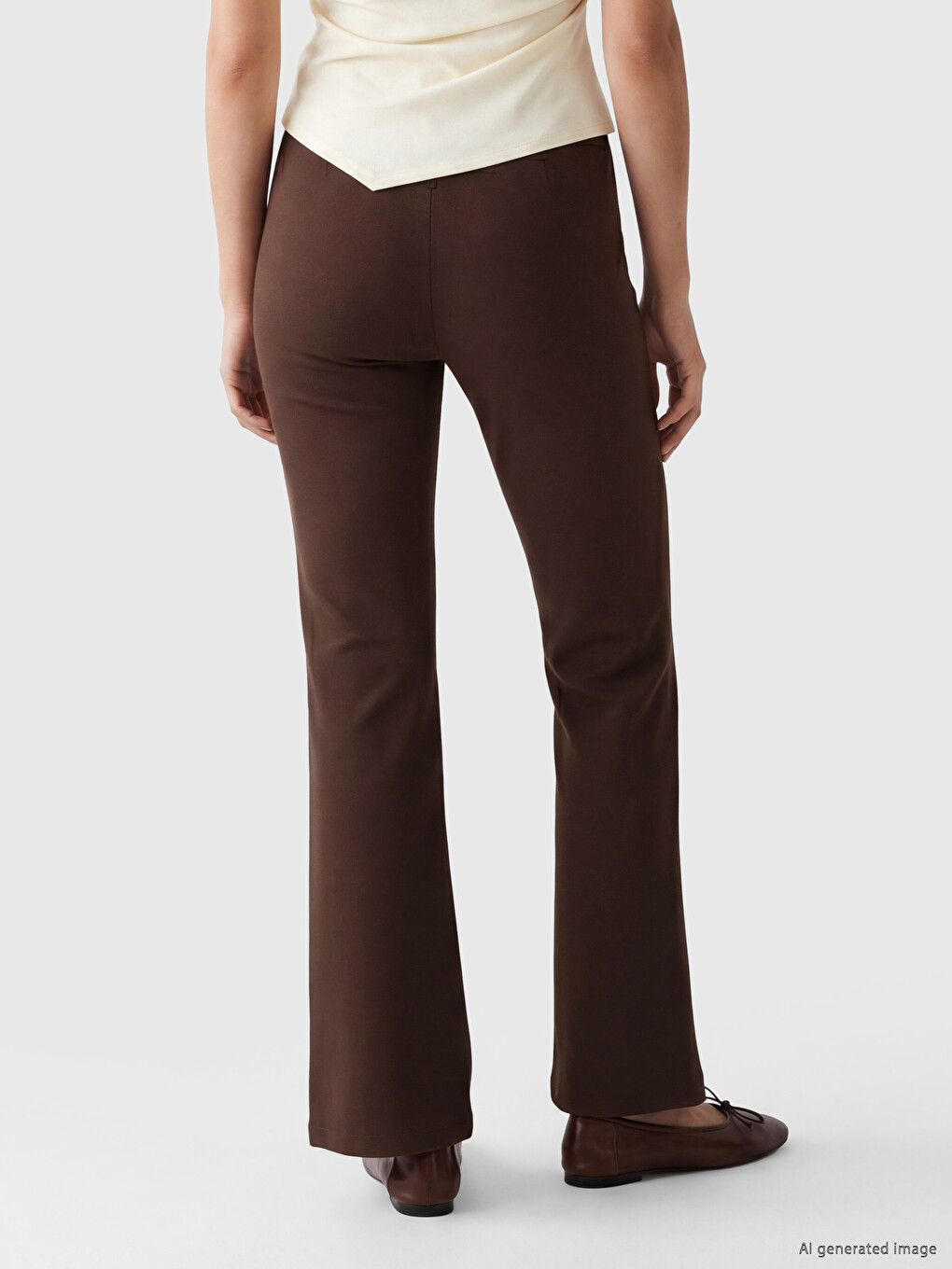 Leggings Brun Femme-3