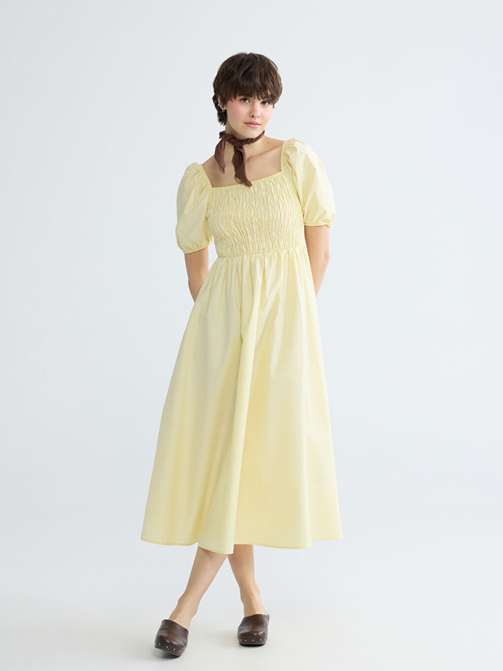 ŽUTA Haljina Žena-1