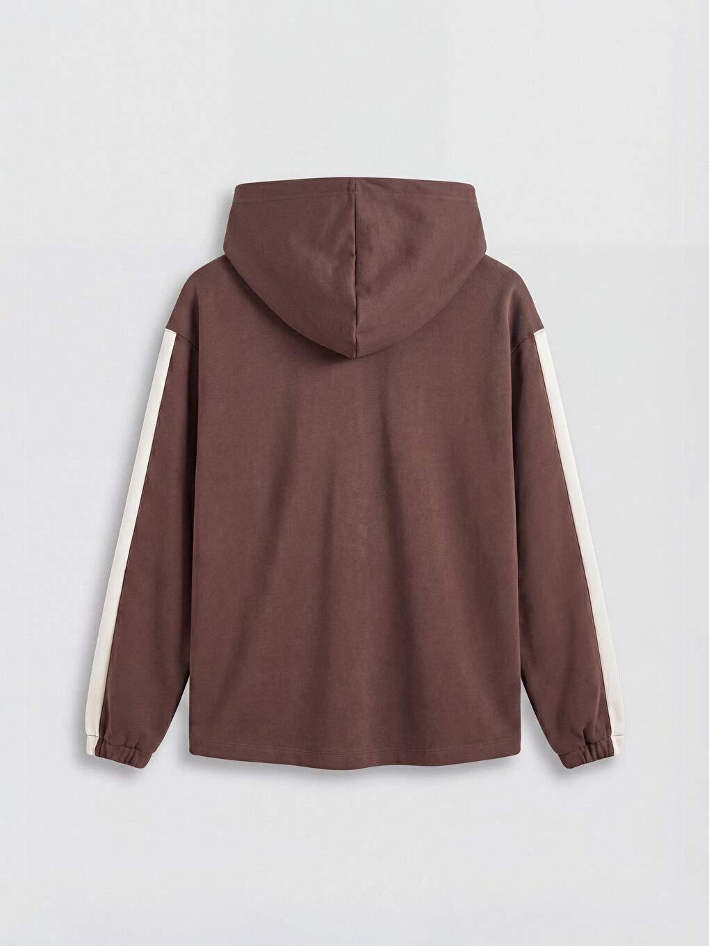 Hooded Striped Women's Loose Fit Sweatshirt-1