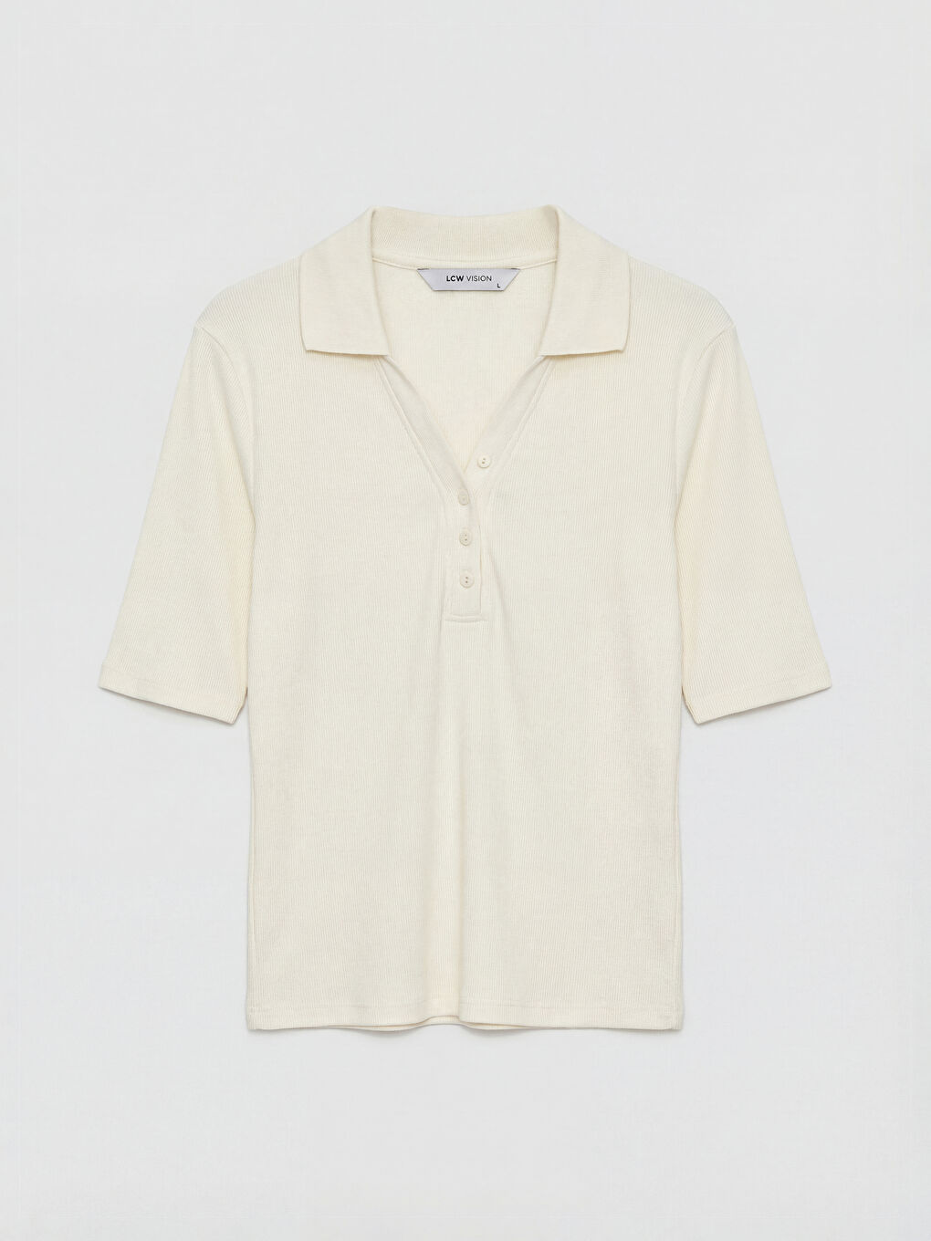 Žena EKRU Majica kratkih rukava