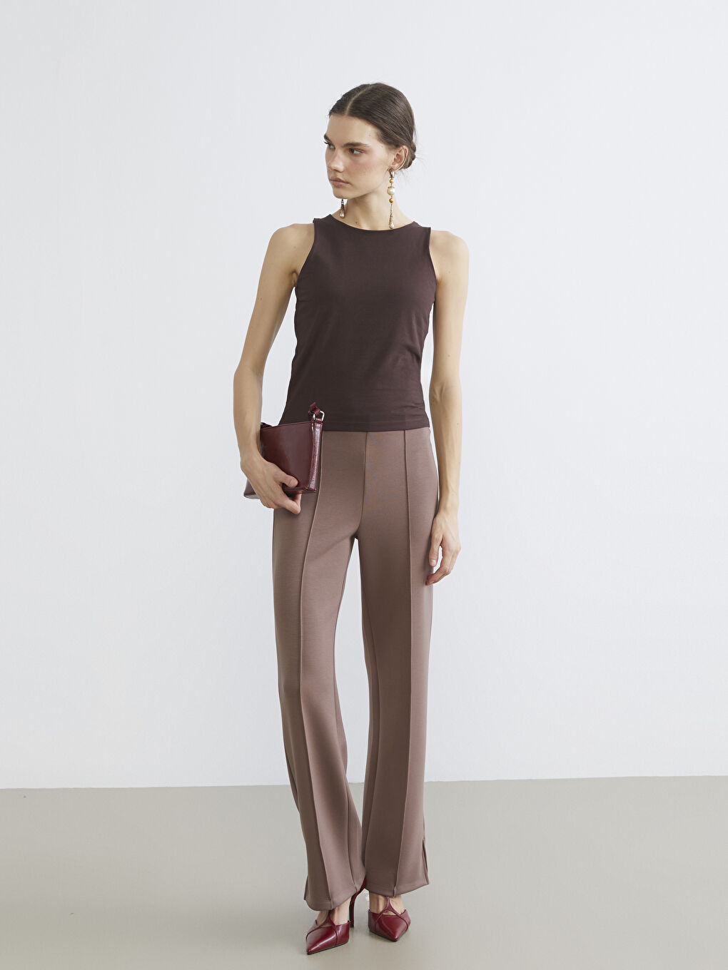 Crew Neck Women's Tank Top-1