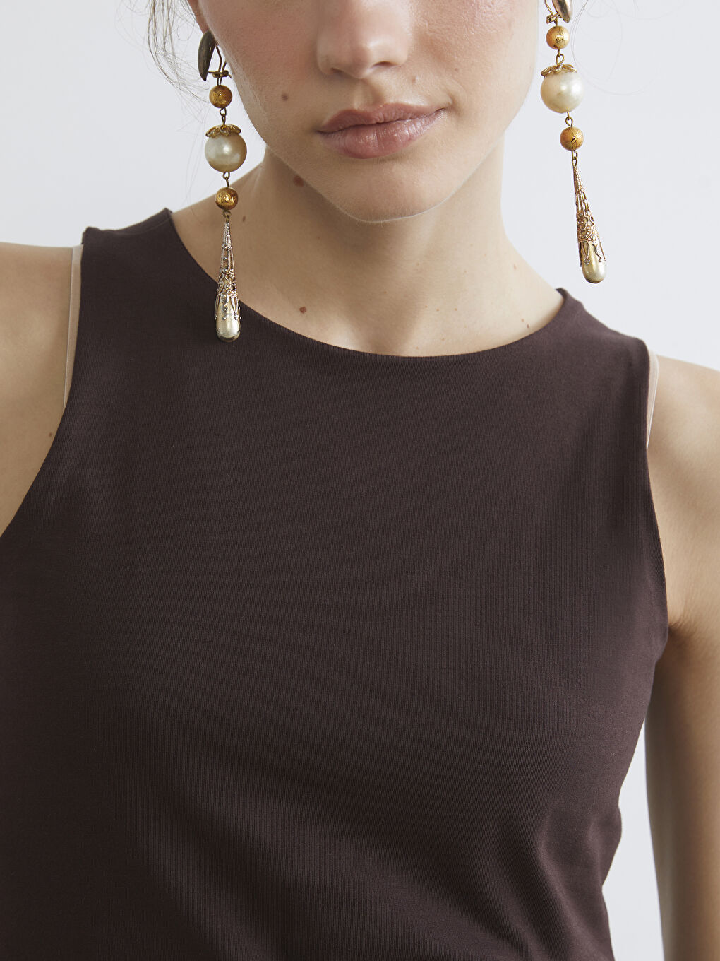 Crew Neck Women's Tank Top-2