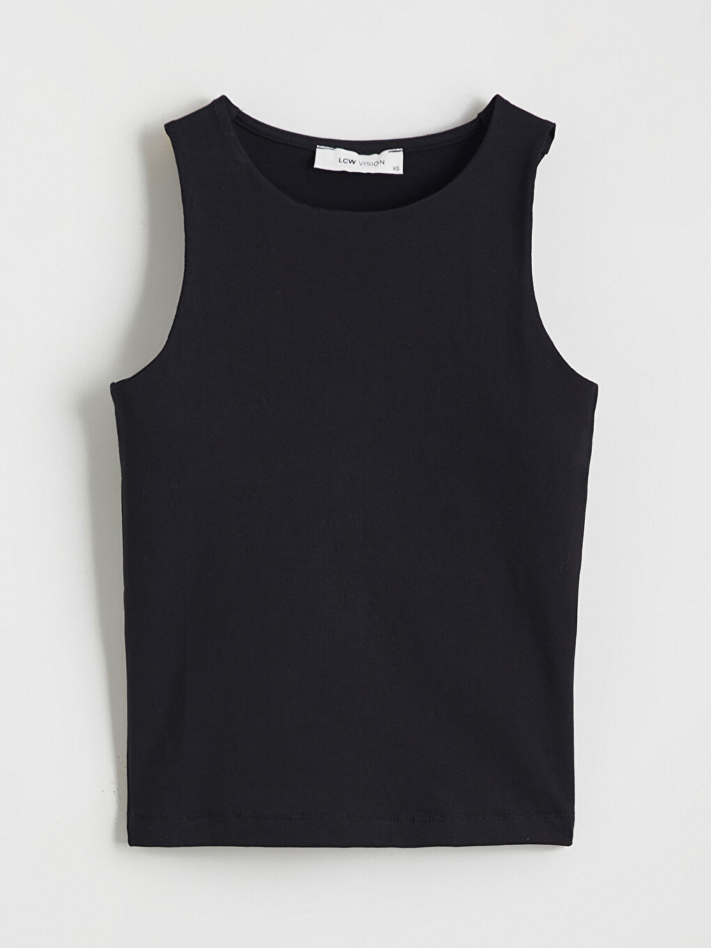 تانك توب بياقة دائرية للسيدات-4