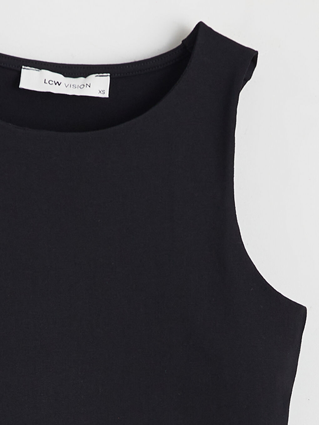 تانك توب بياقة دائرية للسيدات-5