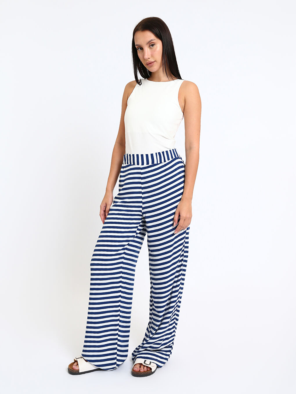 Crew Neck Women's Tank Top-2