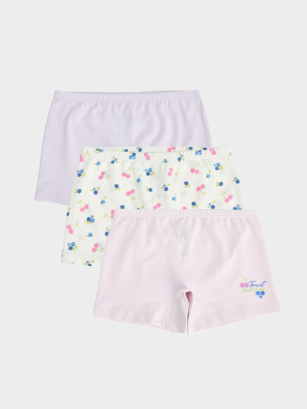 Printed Girls' 3-Pack Boxer