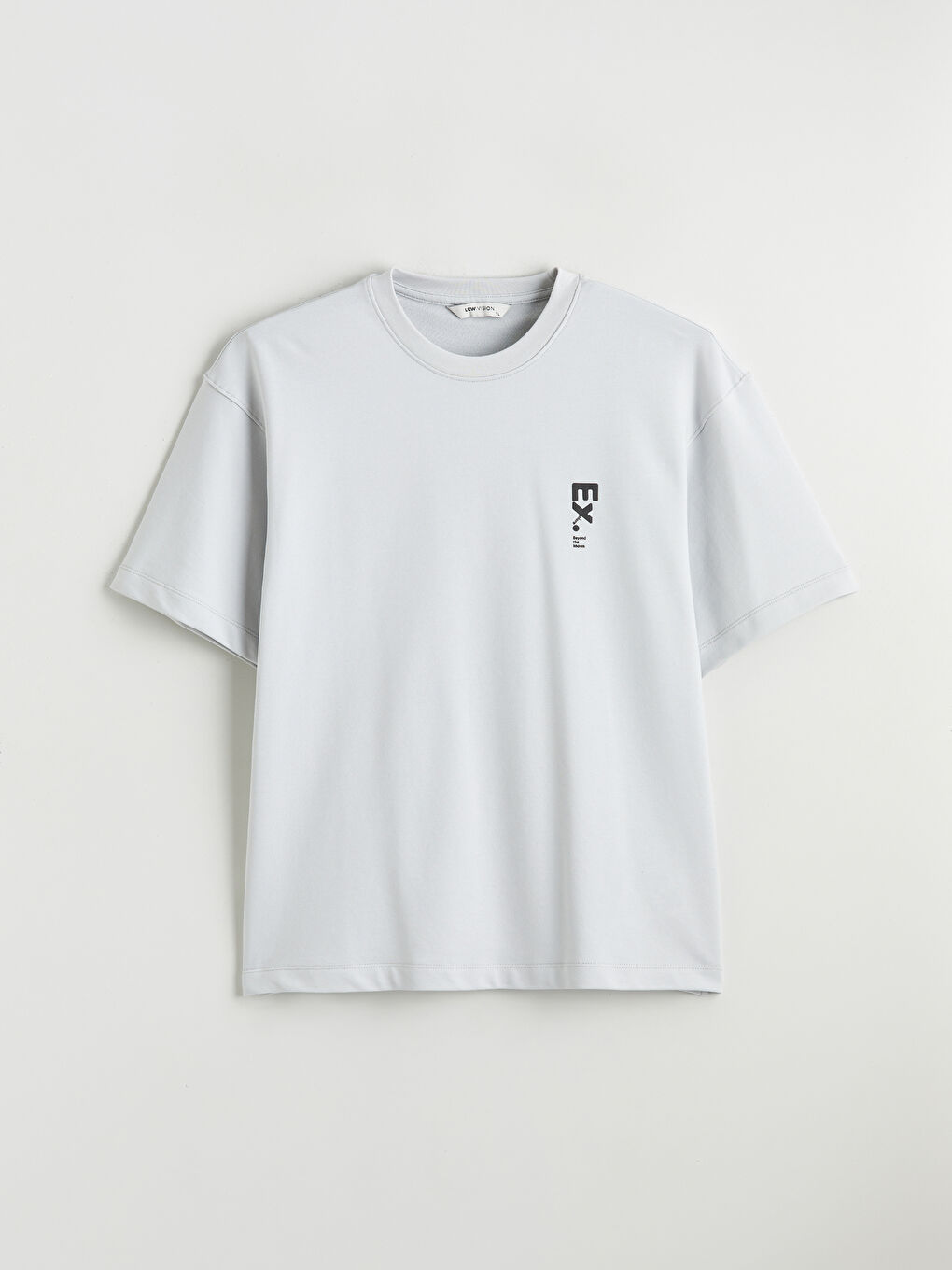 تيشيرت رجالي ياقة دائرية مطبوع جيرسي-4