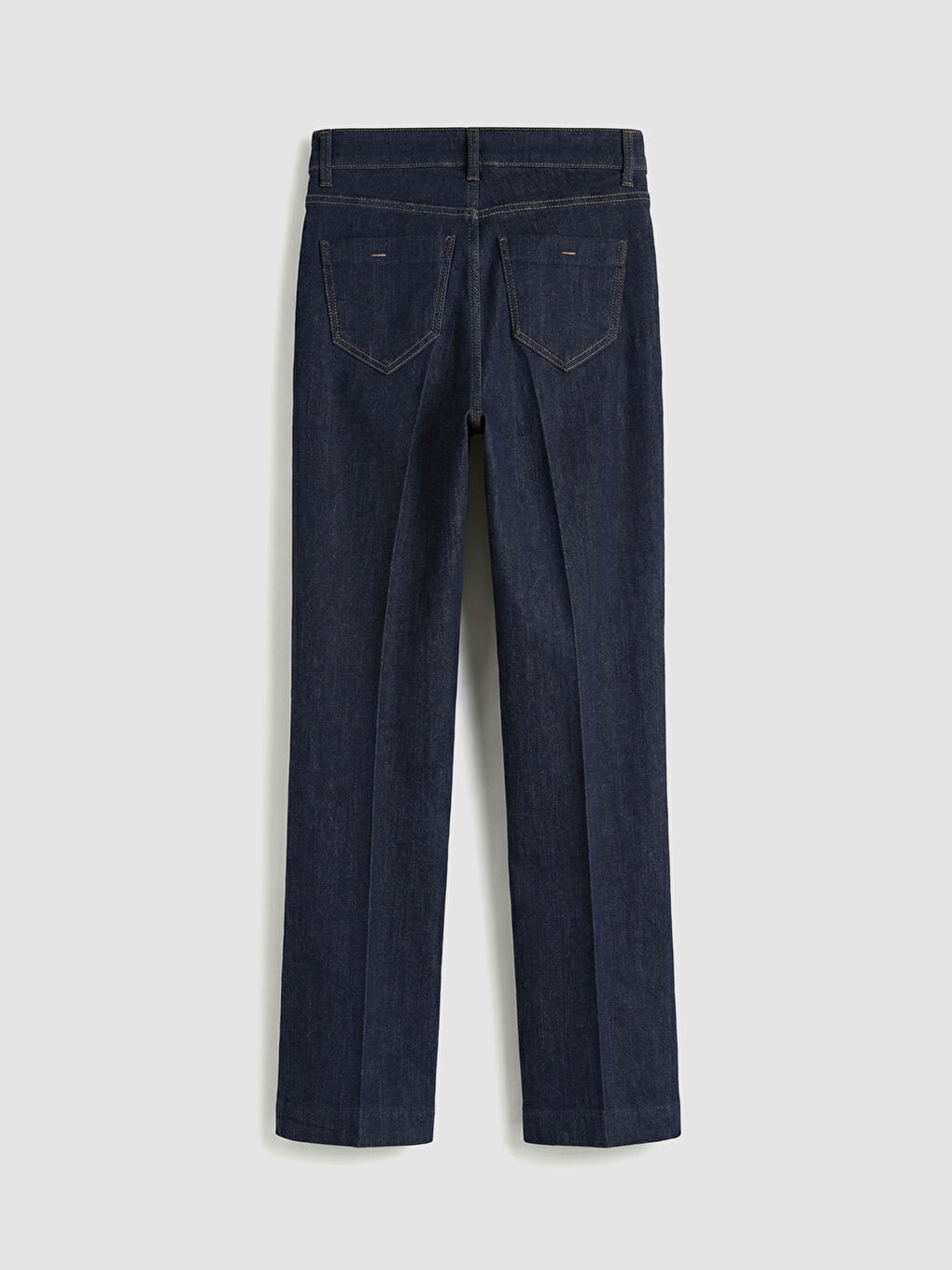 İndigo Flare Kadın Jean Pantolon-5