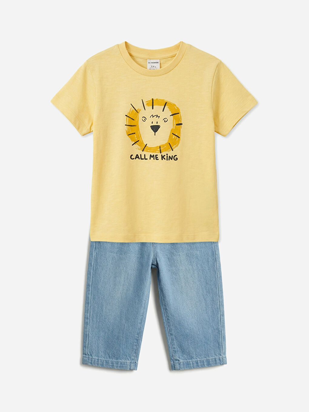 Baby Jungen Jeans- und T-Shirt-Set