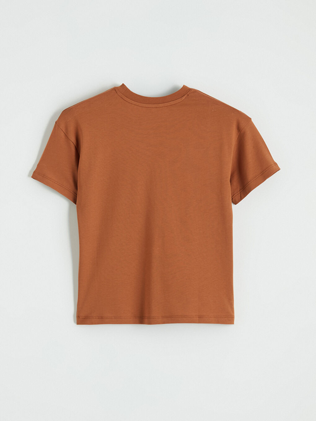 Kahverengi Baskılı Erkek Çocuk Tişört-2