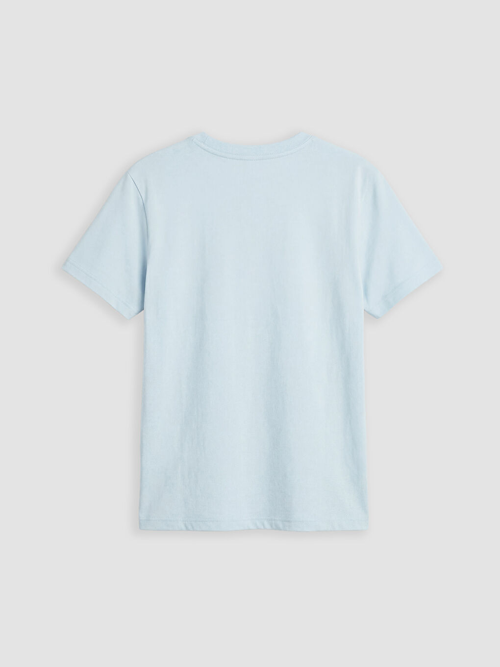 Mavi Bisiklet Yaka Baskılı Erkek Çocuk Tişört-1