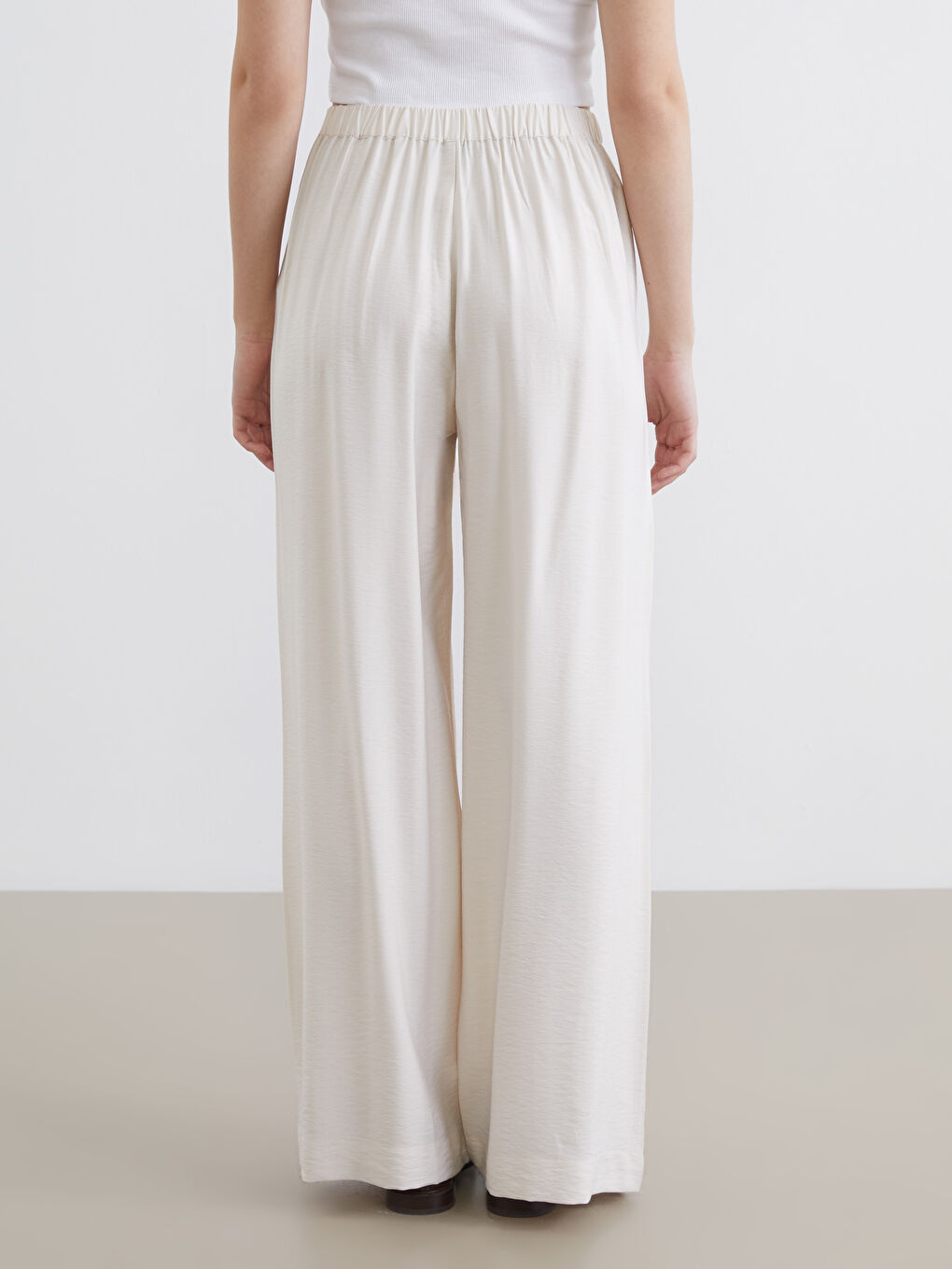 Woman BEIGE Trousers-3