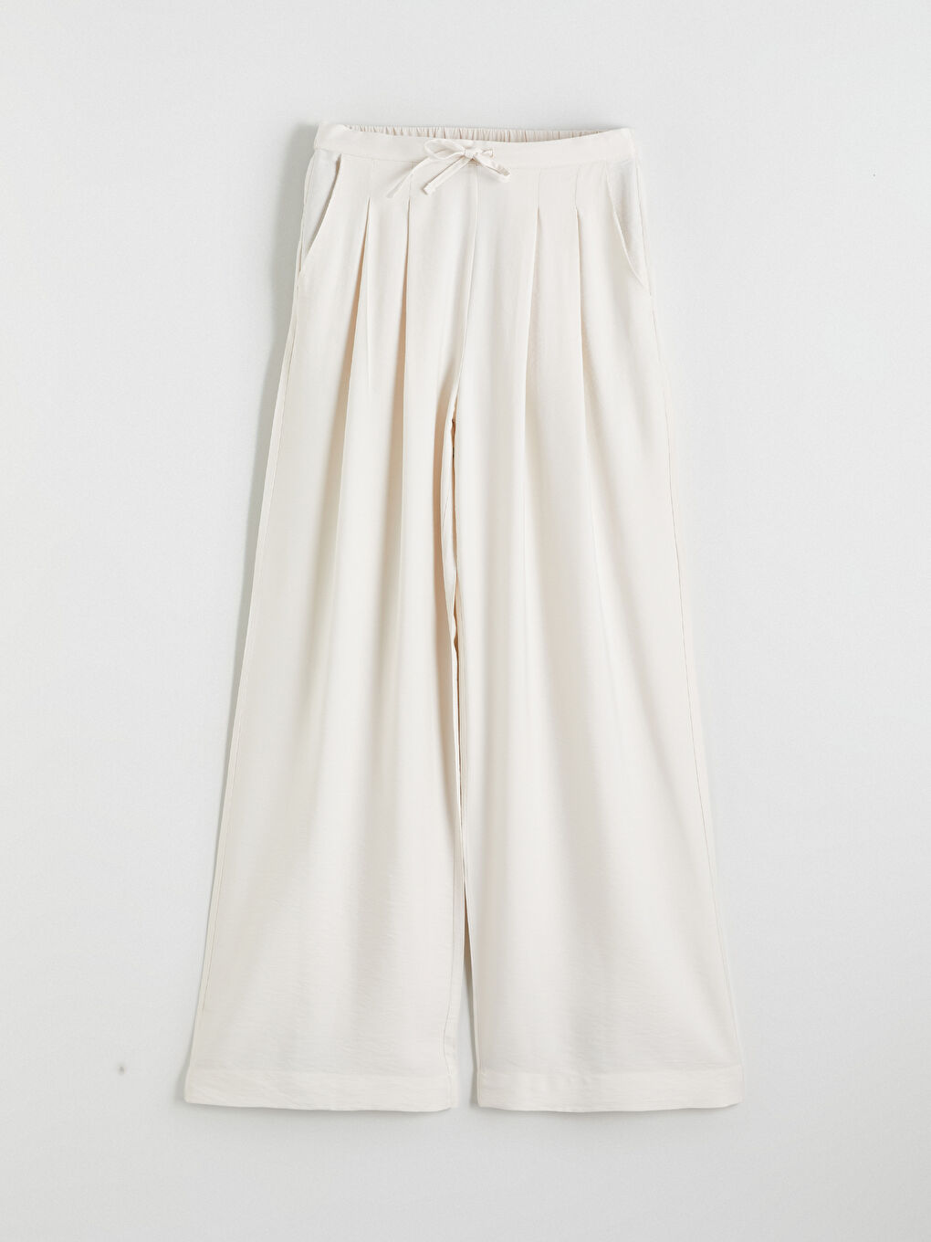 Woman BEIGE Trousers-4