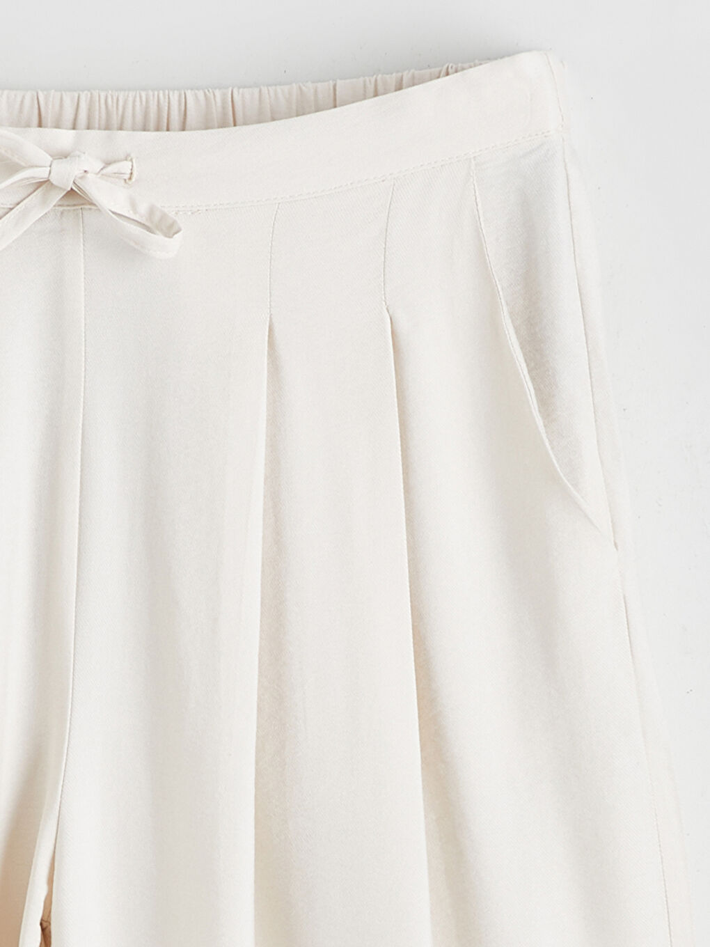 Woman BEIGE Trousers-5