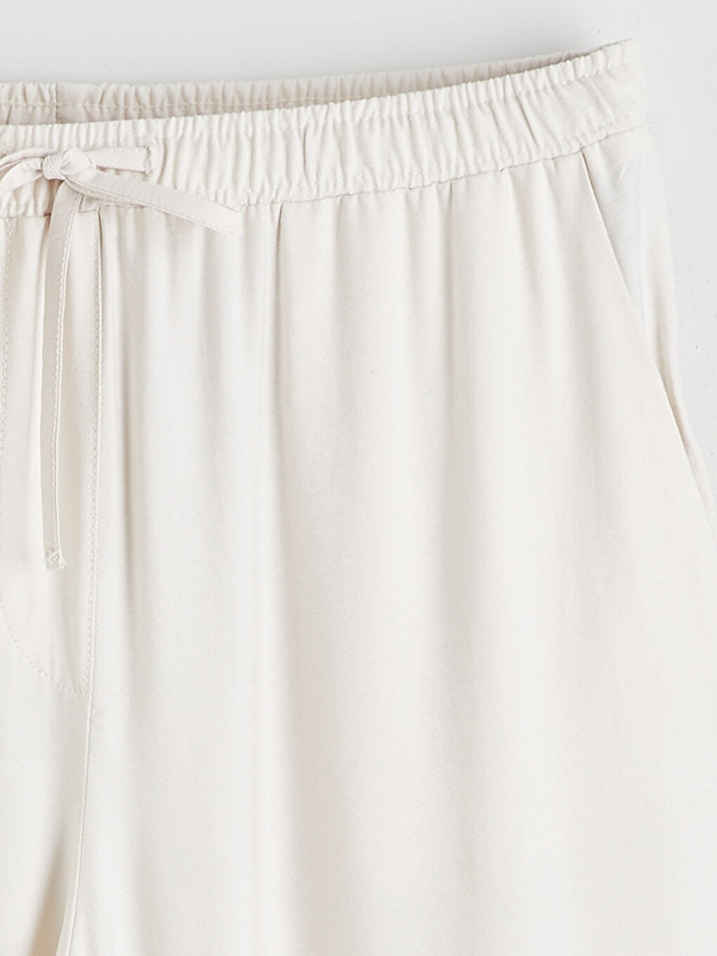 Woman BEIGE Trousers-5