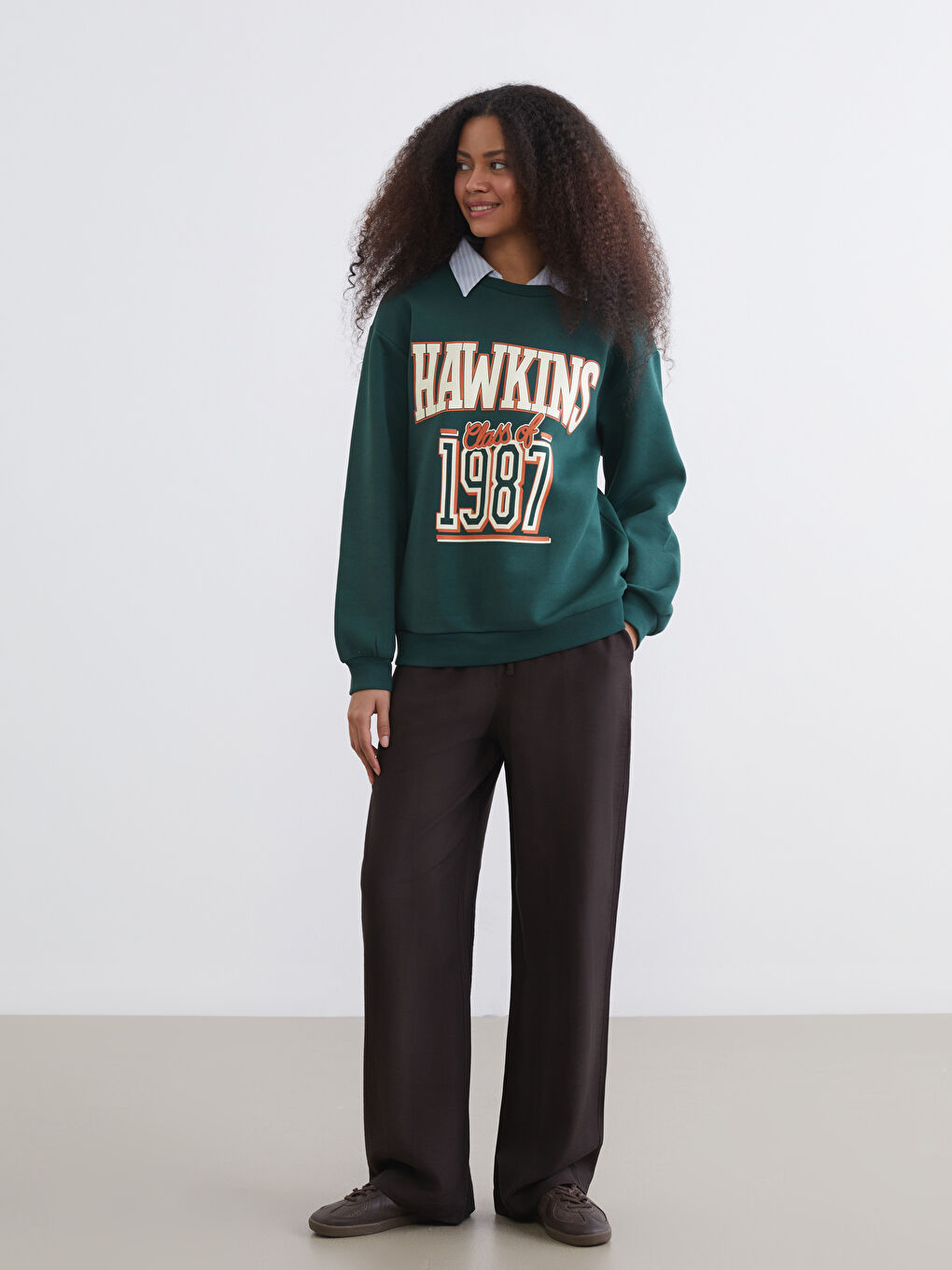 Woman BROWN Trousers