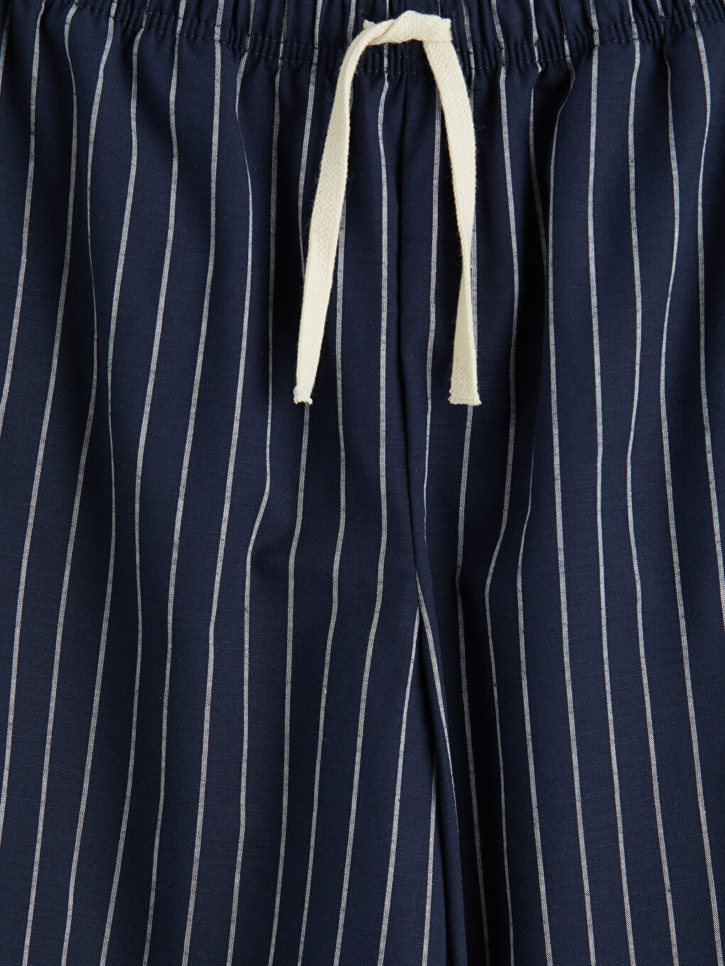 بنطلون نسائي مخطط من خليط الكتان-6