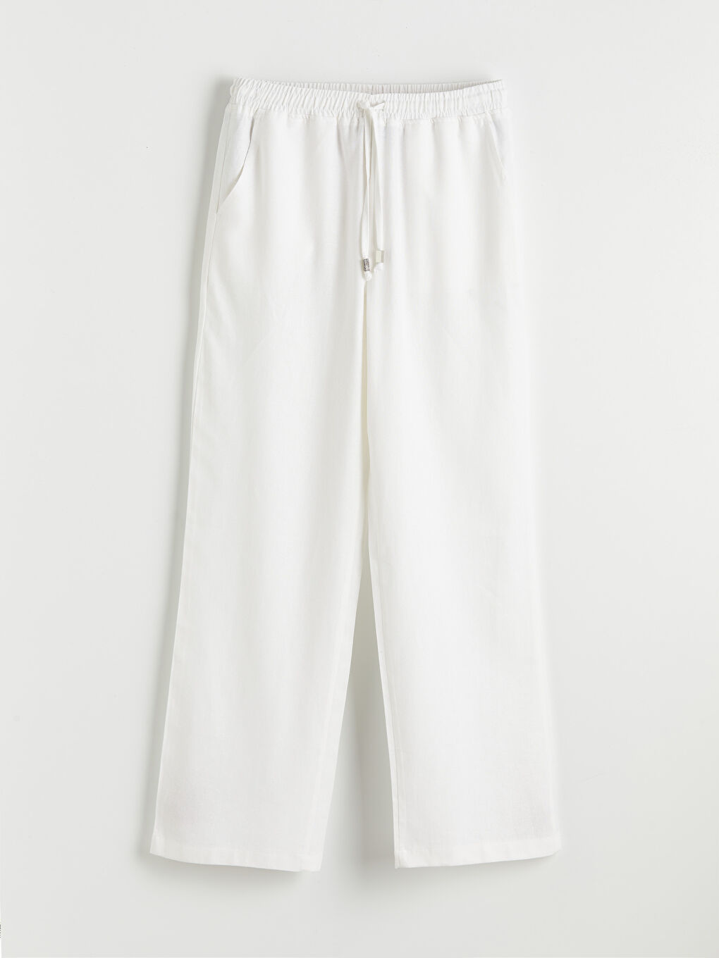Pantalon BLANC Femme-4