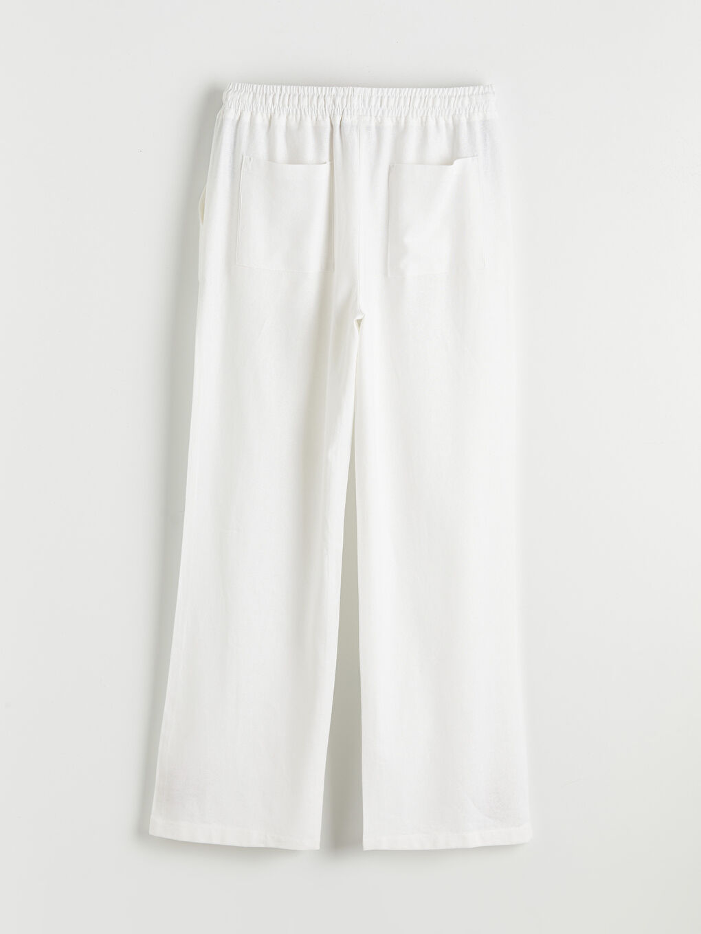 Pantalon BLANC Femme-5