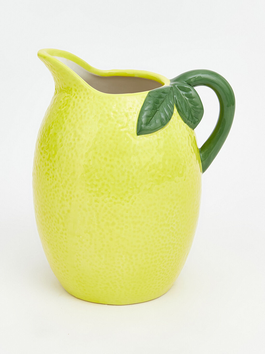 Lemon Figured Ceramic Vase-2