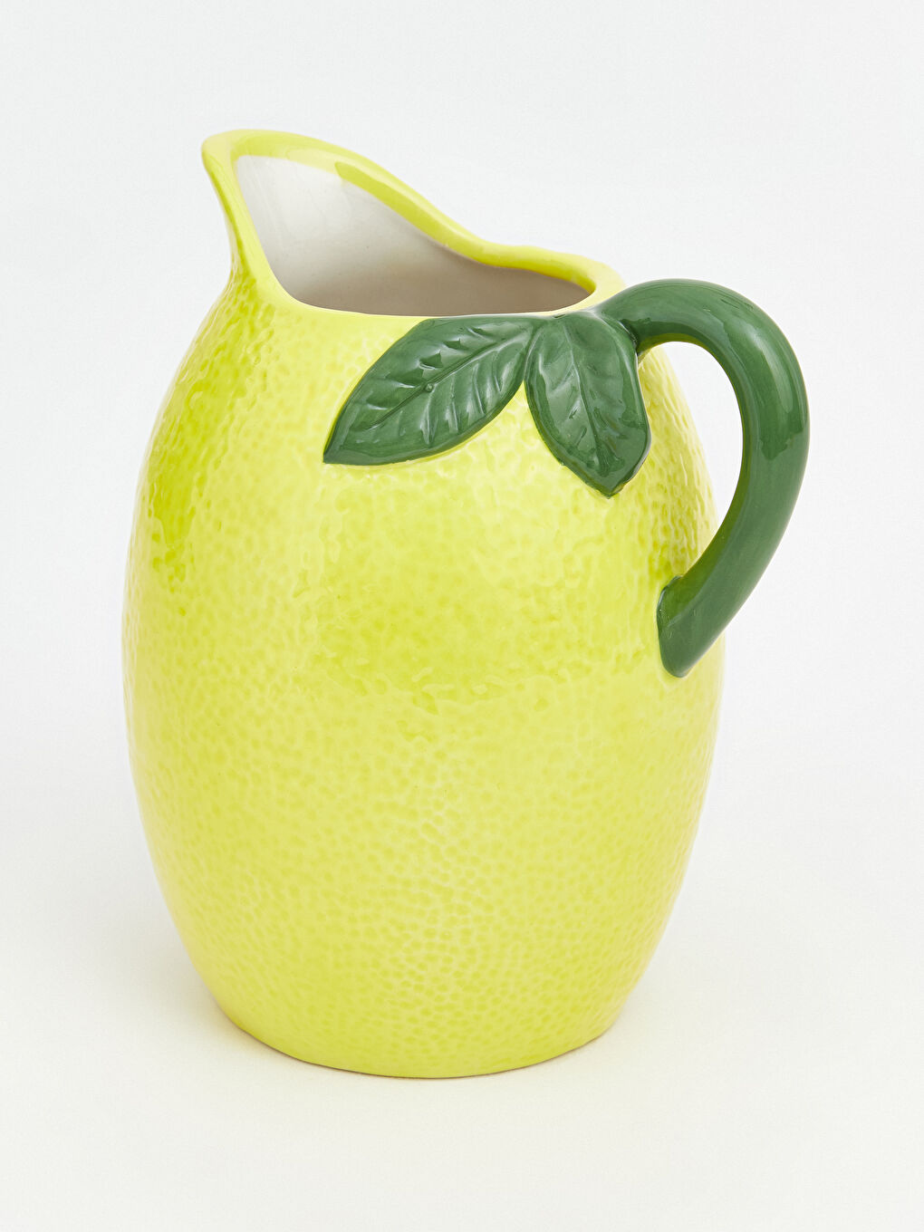 Lemon Figured Ceramic Vase-1