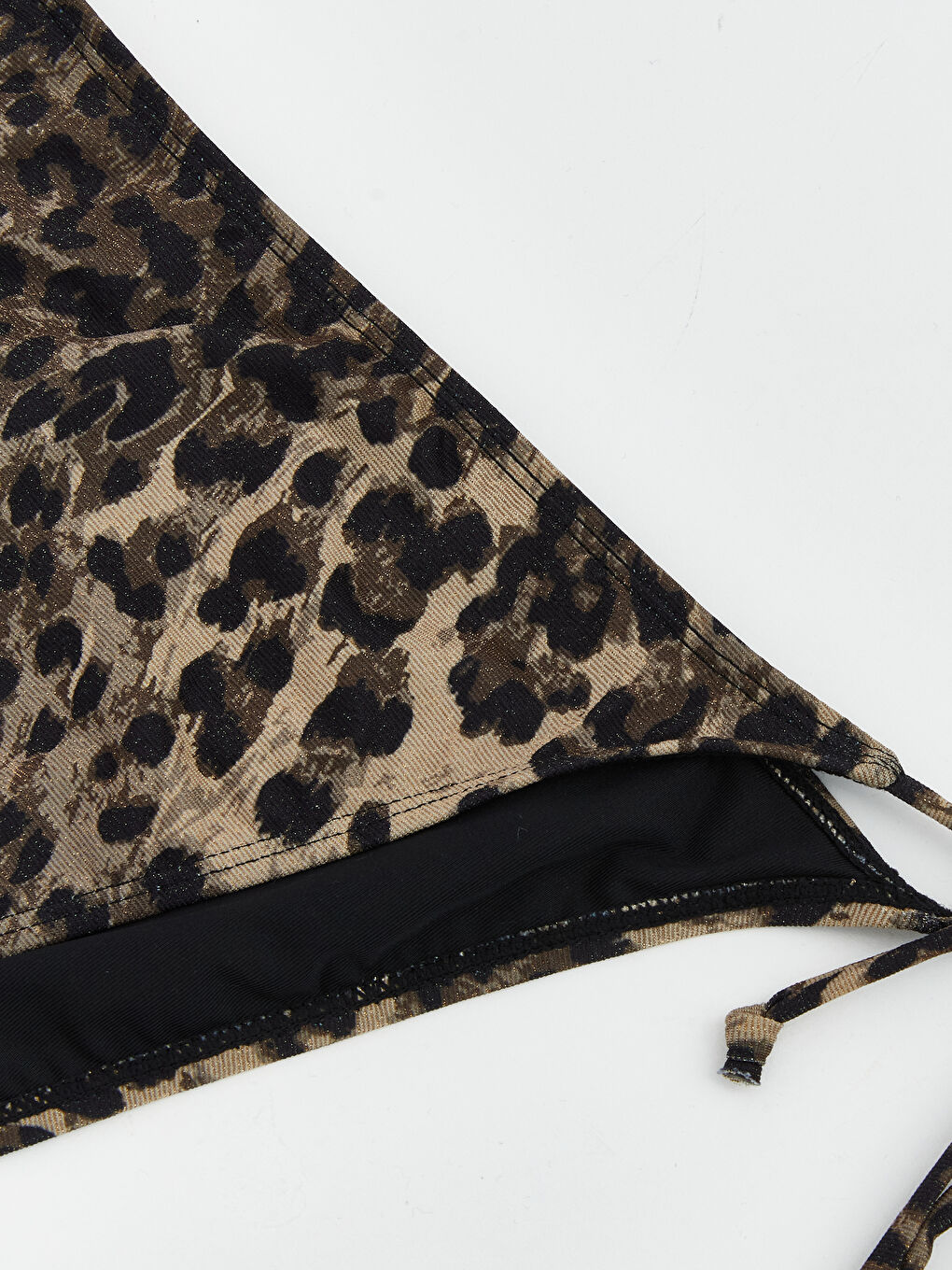 Kahverengi Leopar Desenli Kadın Bikini Altı-2