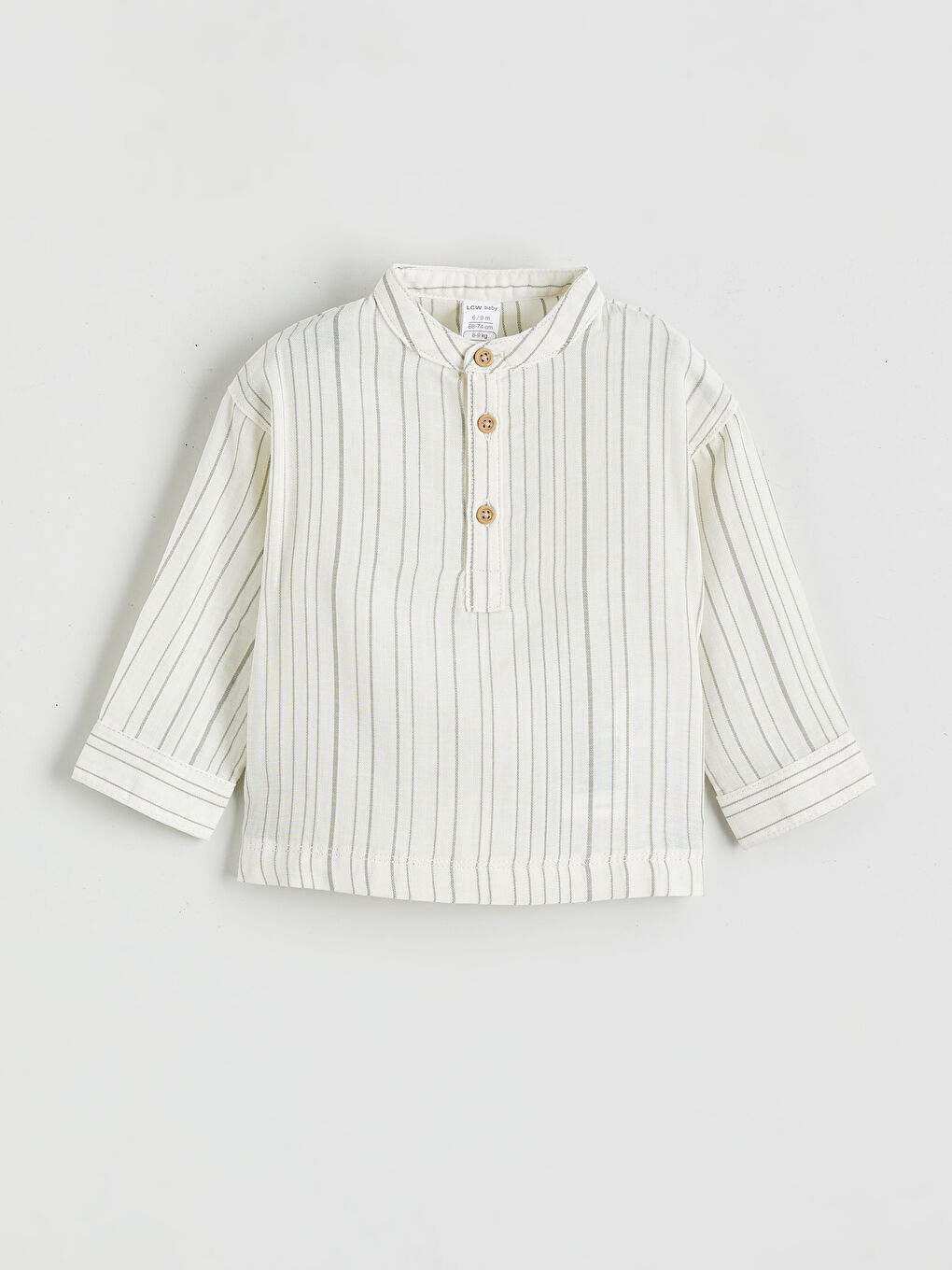 Košulja sa mandarinskom kragnom i pantalone za dečaka.-1