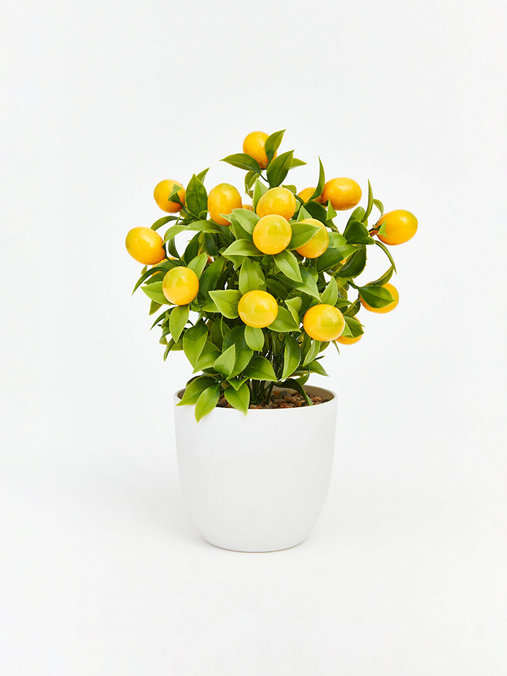 Karışık Dekoratif Saksılı Yapay Çiçek