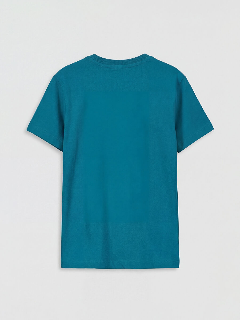 Turkuaz Bisiklet Yaka Kısa Kollu Baskılı Erkek Çocuk Tişört-1