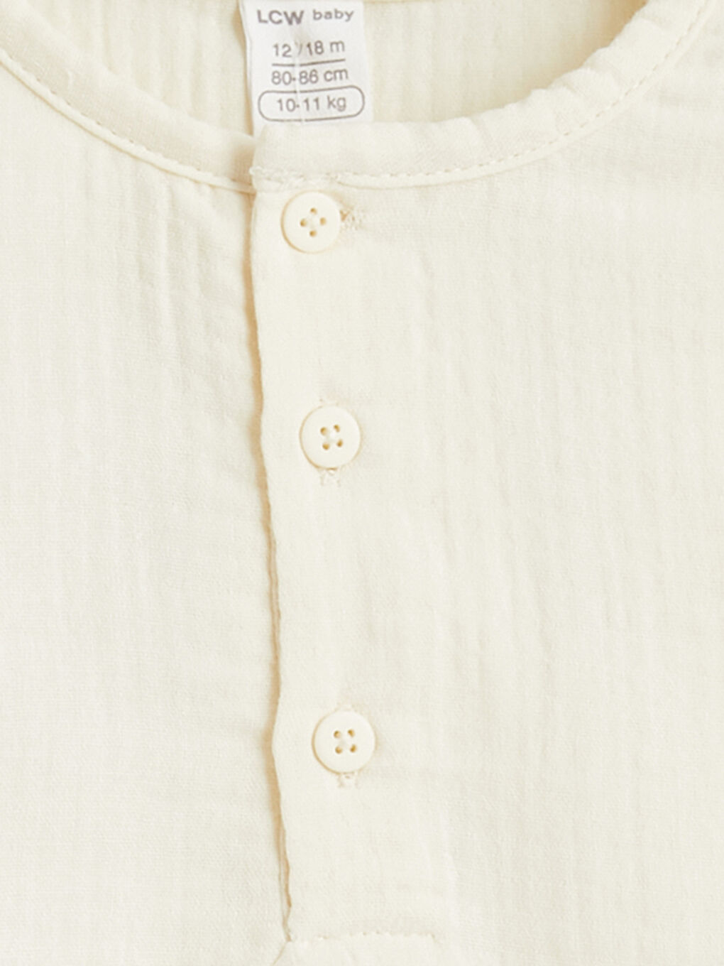 Ekru Erkek Bebek Hakim Yaka Gömlek ve Pantolon-12