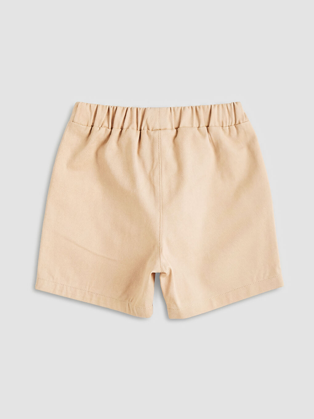 Ekru Hayvan Desenli Erkek Bebek Gömlek ve Şort-5