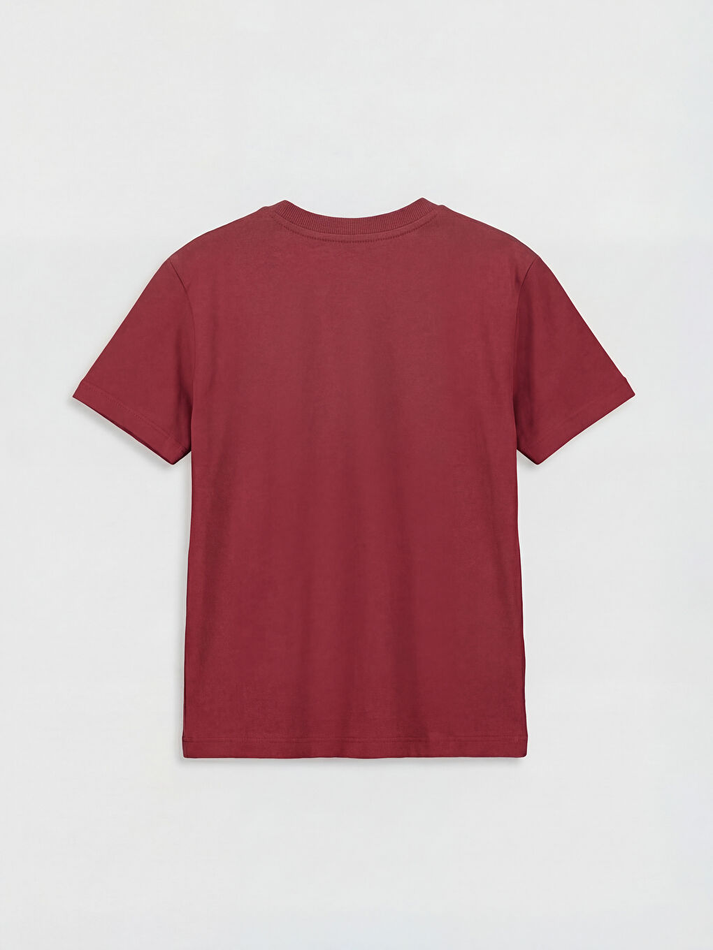 Kırmızı Bisiklet Yaka Baskılı Erkek Çocuk Tişört-1