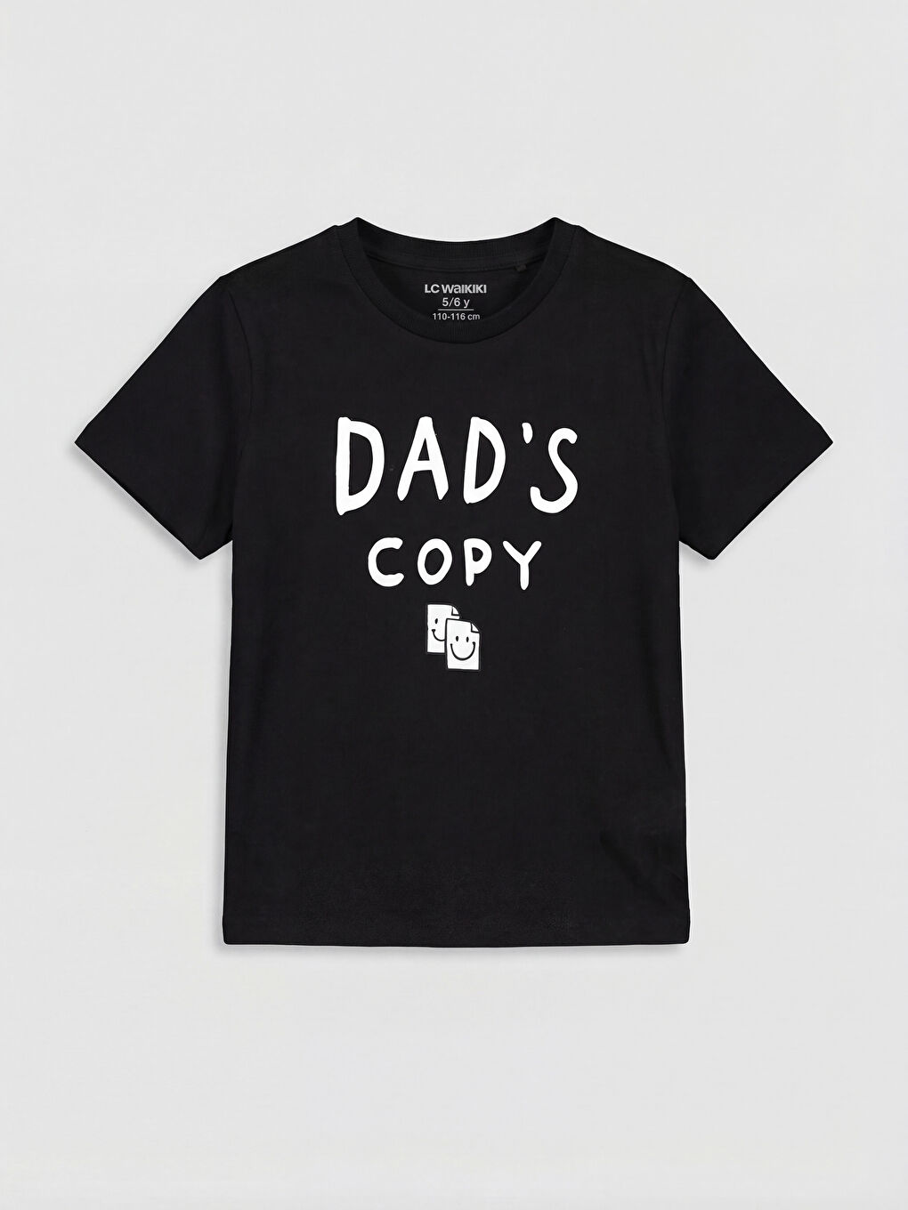 Siyah Baskılı Erkek Çocuk Tişört