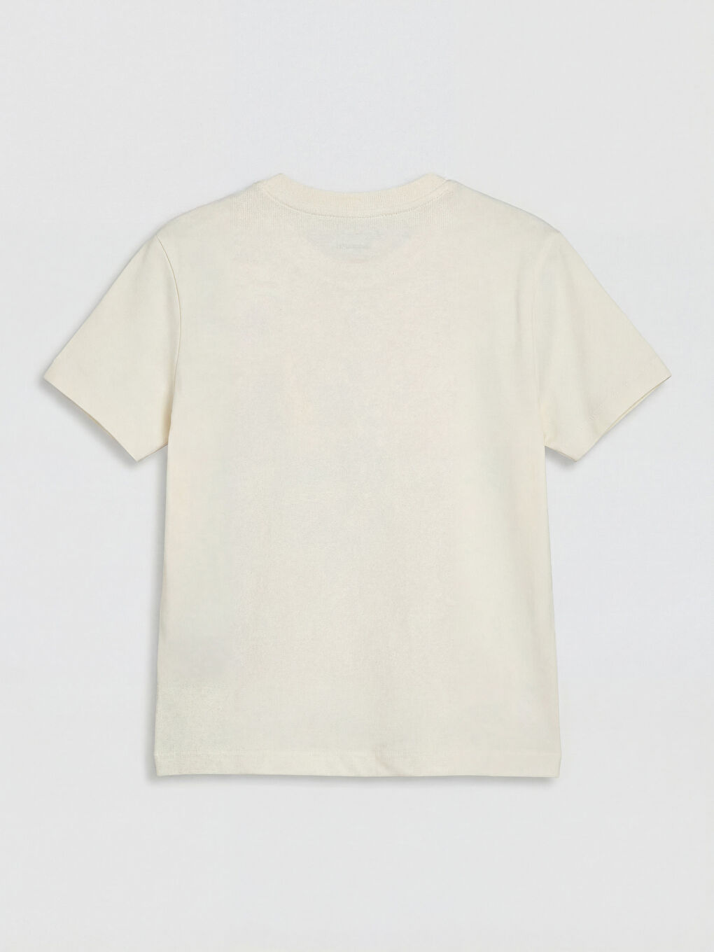 Ekru Baskılı Erkek Çocuk Tişört-1