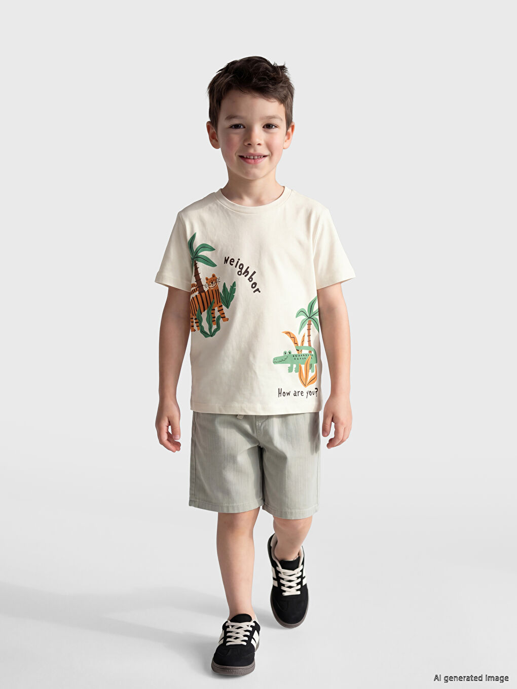 Printed Boys' T-Shirt-1