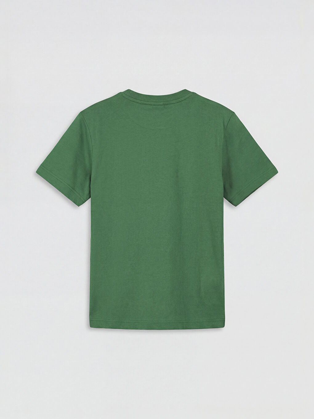 Yeşil Bisiklet Yaka Baskılı Erkek Çocuk Tişört-1