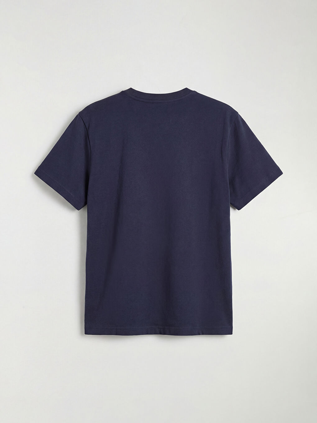 Lacivert Yazı Baskılı Erkek Çocuk Tişört-1