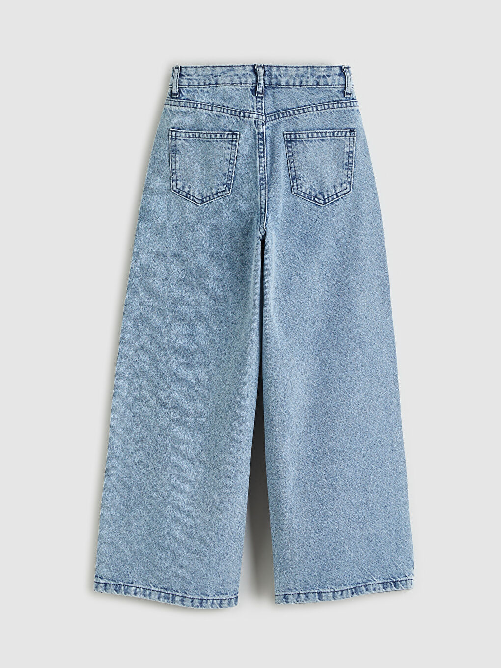 جينز واسع للبنات بطبعة كورومي-1