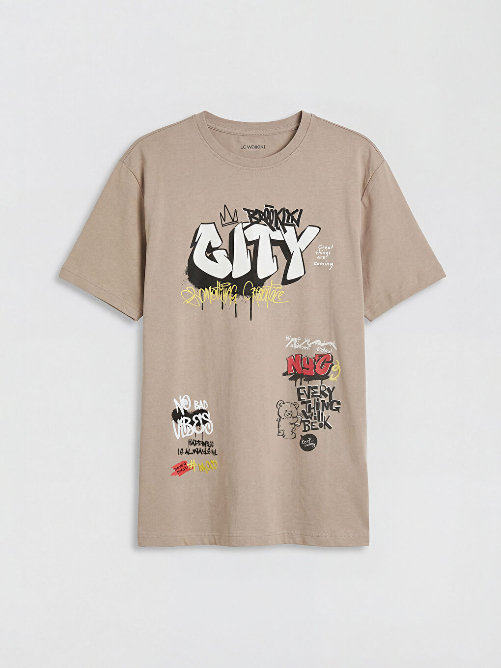 طقم بيجامة قصيرة مطبوع للأولاد-1